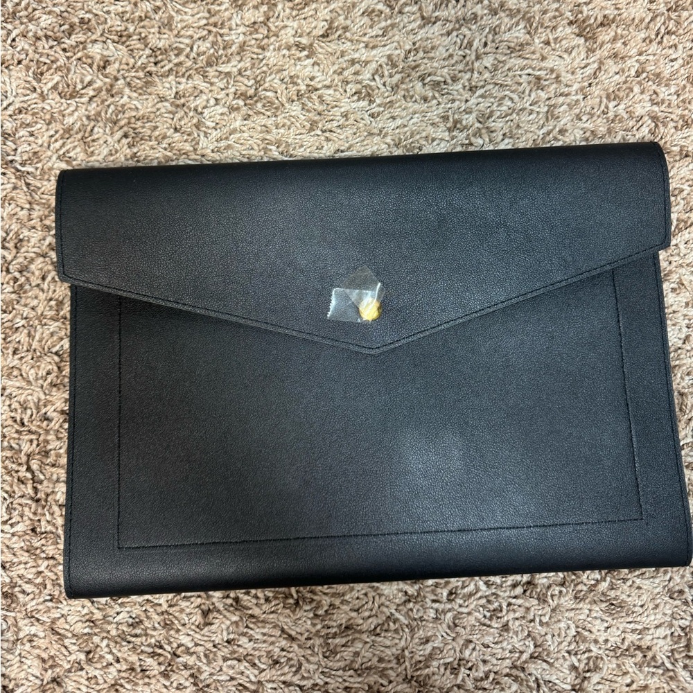 Glass Ladder Megan Portfolio Clutch Black